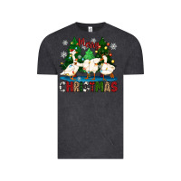 Merry Christmas Duck Vintage Tee | Teevron