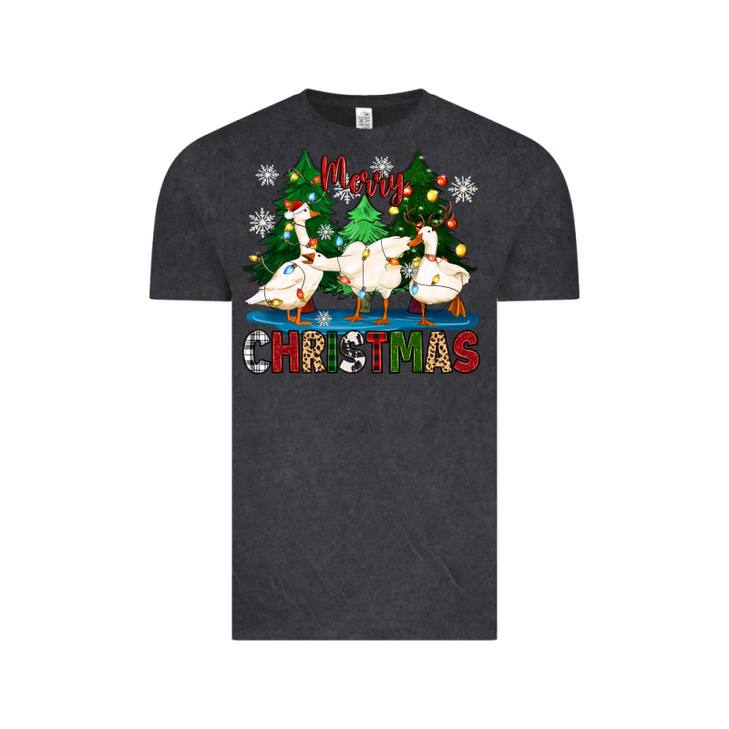 Merry Christmas Duck Vintage Tee by Zillion Design Studio | Teevron