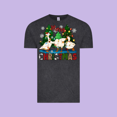 Vintage Tee merry christmas duck
