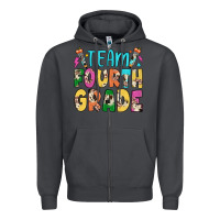 Smoke team fourth grade Zipper Hoodie - JahusDesignShop