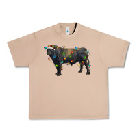Burro christmas black angus bull with christmas lights Urban Heavy Tee - RanaPortraitStore