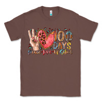 Chestnut peace love 100 days of school Classic Tee - RacoonDesign