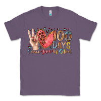 Lavender peace love 100 days of school Classic Tee - RacoonDesign