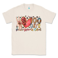 Natural peace love 100 days of school Classic Tee - RacoonDesign