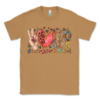 Toasted Coconut peace love 100 days of school Classic Tee - RacoonDesign