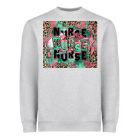 Heather Grey nurse Heavyweight Sweatshirt - RanaPortraitStore