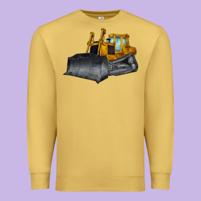 Bulldozer Premium Sweatshirt Designed By Lillyallendesigns