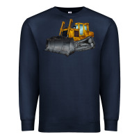 Navy Bulldozer Premium Sweatshirt - LillyAllenDesigns