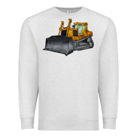 Oatmeal Heather Bulldozer Premium Sweatshirt - LillyAllenDesigns
