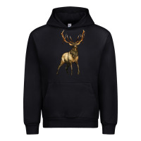 Black elk deer Urban Hoodie - LillyAllenDesigns