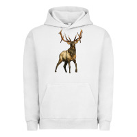 Pigment Lunar Rock elk deer Urban Hoodie - LillyAllenDesigns