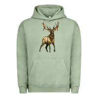 Elk Deer Urban Hoodie | Teevron
