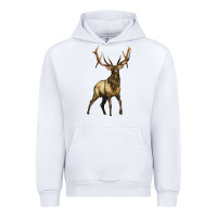 White elk deer Urban Hoodie - LillyAllenDesigns