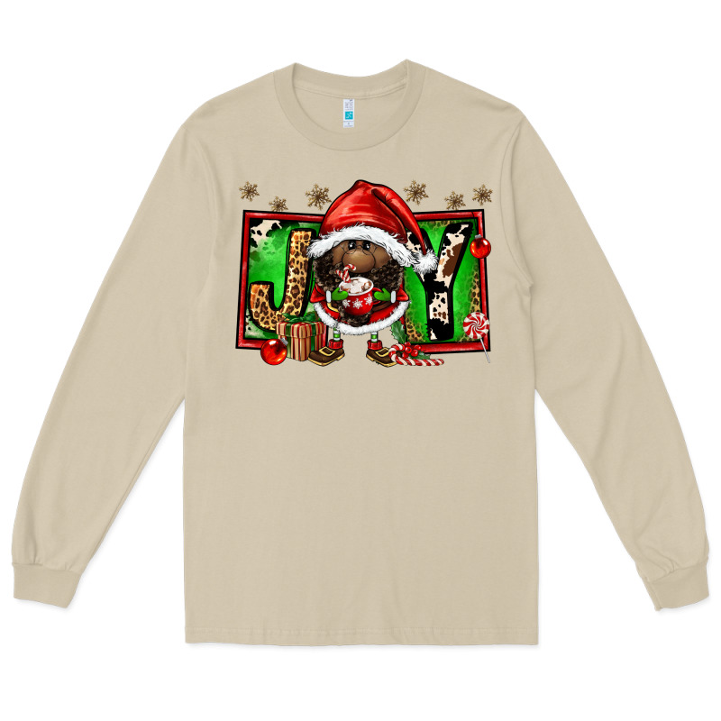 Joy Afro Santa Gnomes Long Sleeve Tee by FaDigitalArtStudio | Teevron
