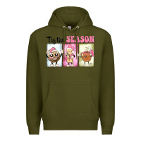 Army Green Christmas tis the season Premium Hoodie - MaliasSmallBusiness