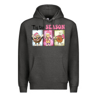 Charcoal Heather Christmas tis the season Premium Hoodie - MaliasSmallBusiness