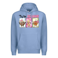 Colony Blue Christmas tis the season Premium Hoodie - MaliasSmallBusiness