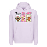 Lilac Christmas tis the season Premium Hoodie - MaliasSmallBusiness