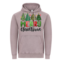 Vintage Zinc merry christmas trees Vintage Hoodie - MaliasSmallBusiness
