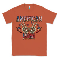 Copper american mini Classic Tee - CowhideDigitalArt