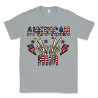 Heather Grey american mini Classic Tee - CowhideDigitalArt