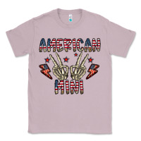 Lilac american mini Classic Tee - CowhideDigitalArt