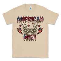 Mushroom american mini Classic Tee - CowhideDigitalArt