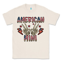Natural american mini Classic Tee - CowhideDigitalArt
