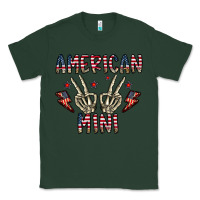 Sports Green american mini Classic Tee - CowhideDigitalArt