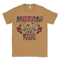 Toasted Coconut american mini Classic Tee - CowhideDigitalArt