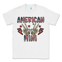 White american mini Classic Tee - CowhideDigitalArt