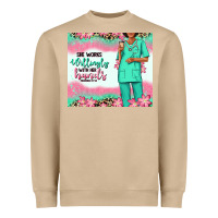 Mushroom she works willingly with her hands afro nurse Heavyweight Sweatshirt - RanaPortraitStore