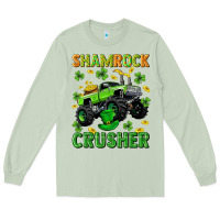 St Patricks Shamrock Crusher Long Sleeve Tee | Teevron