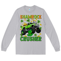 Moon Dust st patricks shamrock crusher Long Sleeve Tee - Neo Western
