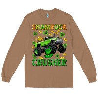 Toasted Coconut st patricks shamrock crusher Long Sleeve Tee - Neo Western