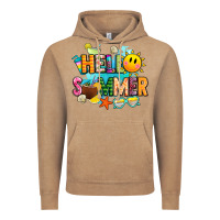 Vintage Coffee hello summer Vintage Hoodie - JahusDesignShop