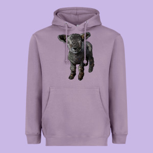 Southdown Baby Sheep Heavyweight Hoodie Designed By Lillyallendesigns