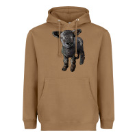 Toasted Coconut southdown baby sheep Heavyweight Hoodie - LillyAllenDesigns
