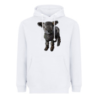 White southdown baby sheep Heavyweight Hoodie - LillyAllenDesigns
