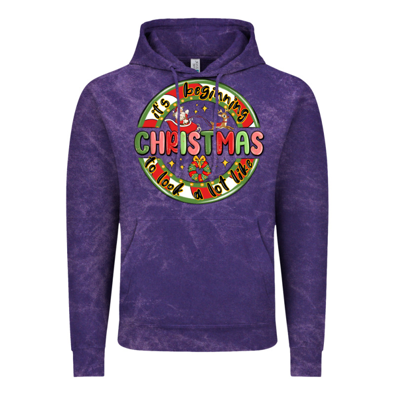 It's Beginning To Look A Lot Like Christmas Vintage Hoodie by MaliasSmallBusiness | Teevron