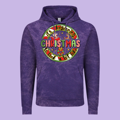 Vintage Hoodie it's beginning to look a lot like christmas