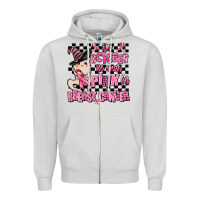 Dove Grey in october we wear pink for breast cancer Zipper Hoodie - AdoDesignShop