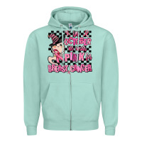 Seafoam in october we wear pink for breast cancer Zipper Hoodie - AdoDesignShop