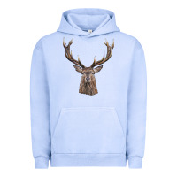Pigment Grape Ice elk deer head Urban Hoodie - LillyAllenDesigns
