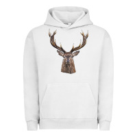 Pigment Lunar Rock elk deer head Urban Hoodie - LillyAllenDesigns
