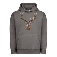 Pigment Tornado elk deer head Urban Hoodie - LillyAllenDesigns