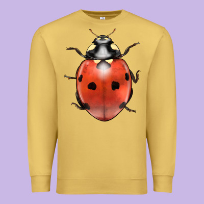 Lady Bug Premium Sweatshirt Designed By Lillyallendesigns