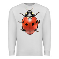 Dove Grey lady bug Premium Sweatshirt - LillyAllenDesigns