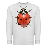 Oatmeal Heather lady bug Premium Sweatshirt - LillyAllenDesigns