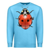 Ocean Blue lady bug Premium Sweatshirt - LillyAllenDesigns
